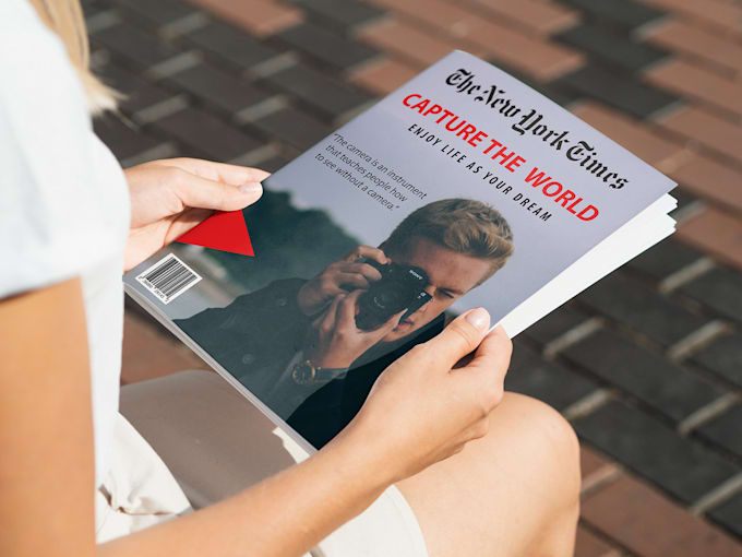 design attractive magazine cover and layout for you