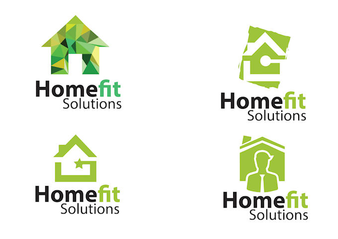 design a modern real estate and eco property logo