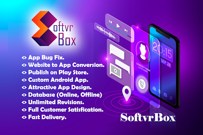 develop a professional android app with attractive design