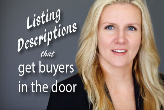 write real estate listing descriptions that sell
