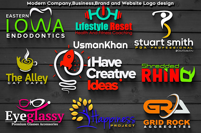 Design Website, Company, Business, Brand, Youtube Channel Logo