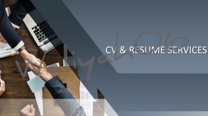 create your resume or CV