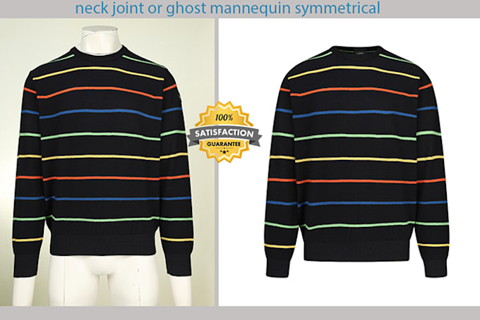 ghost mannequin neck joint image editing services
