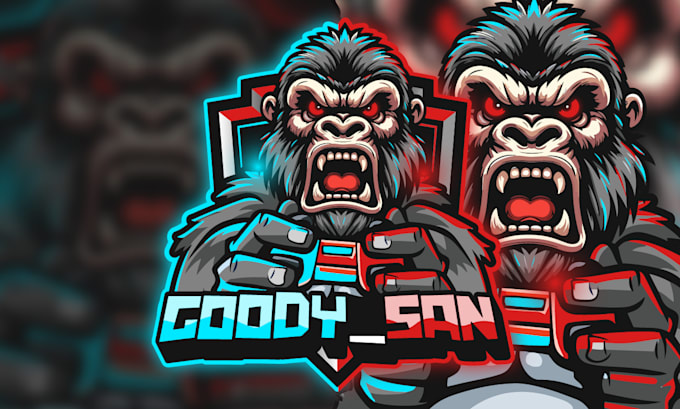 do aggressive esport logo design for game, twitch and sports team