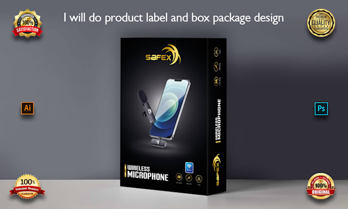 do product label and box package design