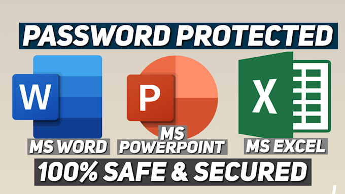 Protect your files with password in word,excel,powerpoint by ...