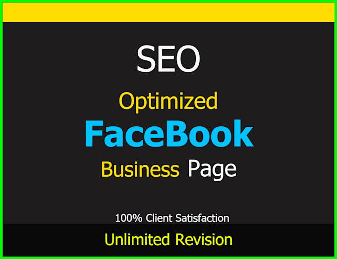 develop, recreate a professional SEO facebook business page