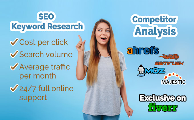do SEO keyword research and competitor analysis reports