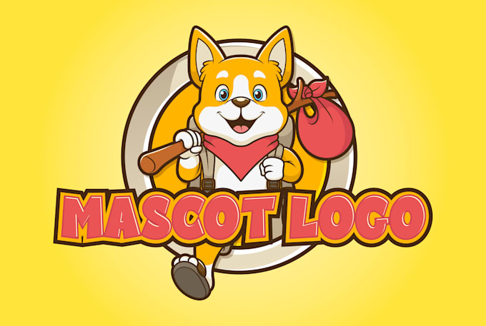 design unique and cute cartoon character mascot logo