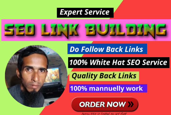 create 100 high quality SEO backlinks link building