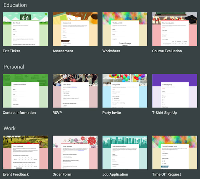 make any type of online form, google form or jotform in 24 hours