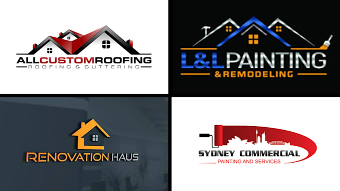 do modern home painting, remodeling and carpentry logo