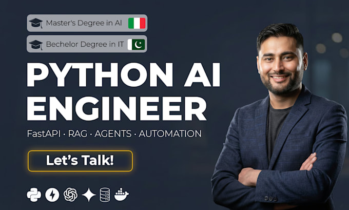 be your python ai developer for rag, agents, and automation
