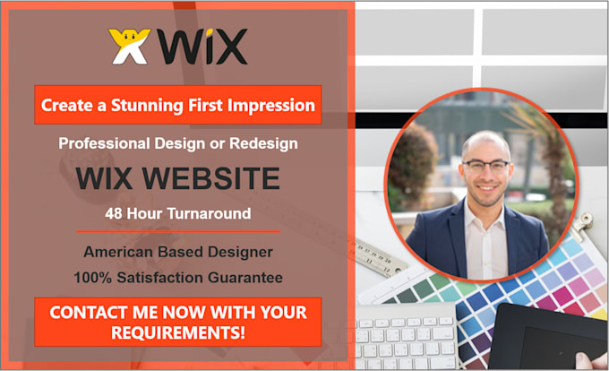 redesign or design a custom wix website