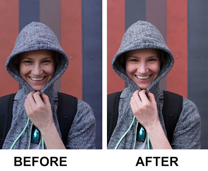 edit portrait or model photos