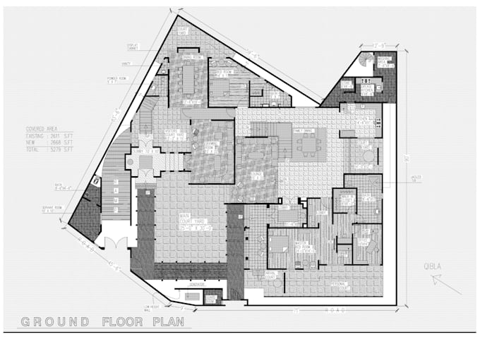 design architectural 2d floor plan