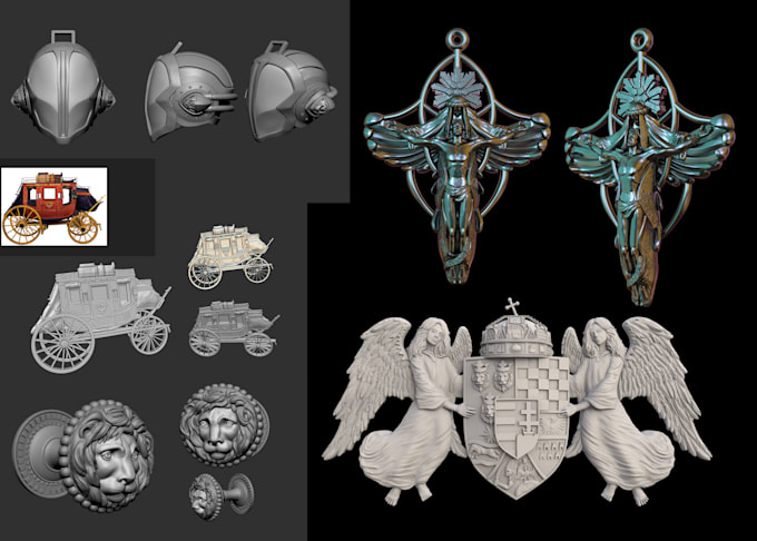 sculpt creatures, monsters, and fantasy 3d models