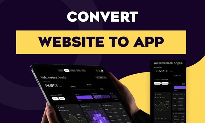 convert website to app or progressive web app pwa