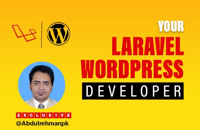 be your php laravel wordpress developer