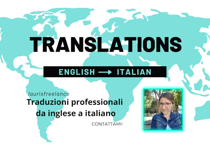 Tradurre dall'inglese all'italiano