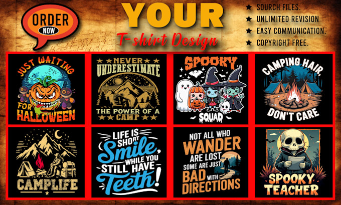 create a custom graphic illustration design for your tshirt
