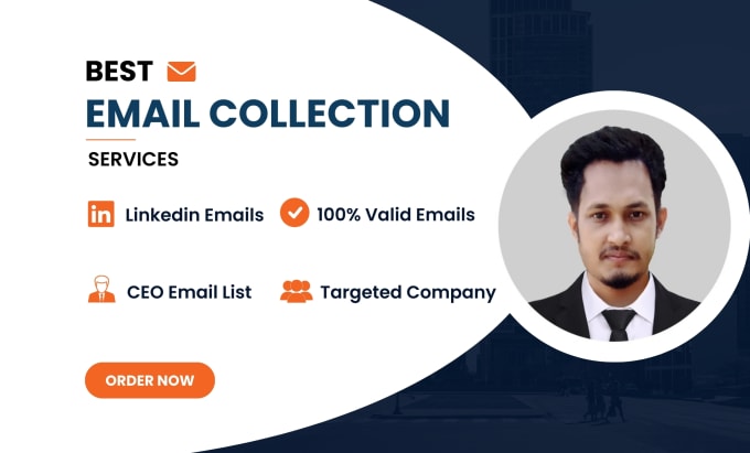 do email collection, web scraping, mining and research