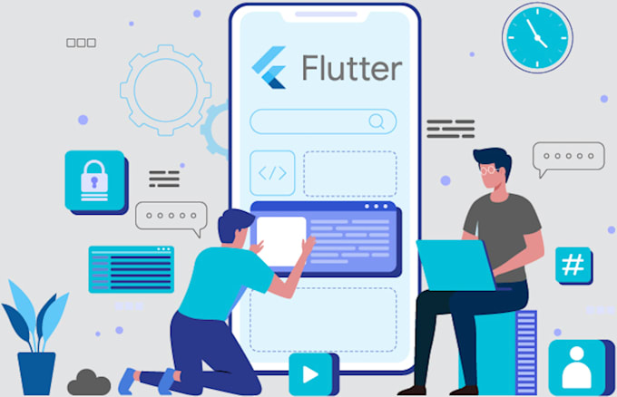 create a flutter app for iphone and android