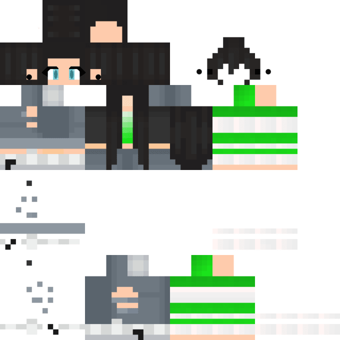 Give your minecraft skin hd eyes by Nicollyklein Fiverr