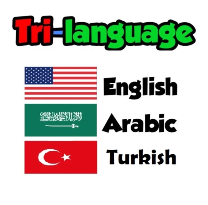 Translate anything from english to turkish and arabic by Ahmetkenan ...