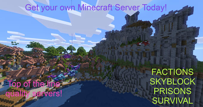 Create You A Top Of The Line Minecraft Server By Charleyackerman Fiverr