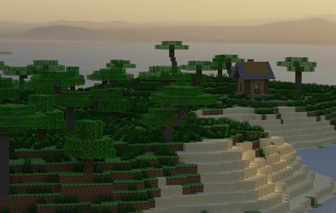 Create a 3d rendering of your minecraft world by Logomanjames | Fiverr