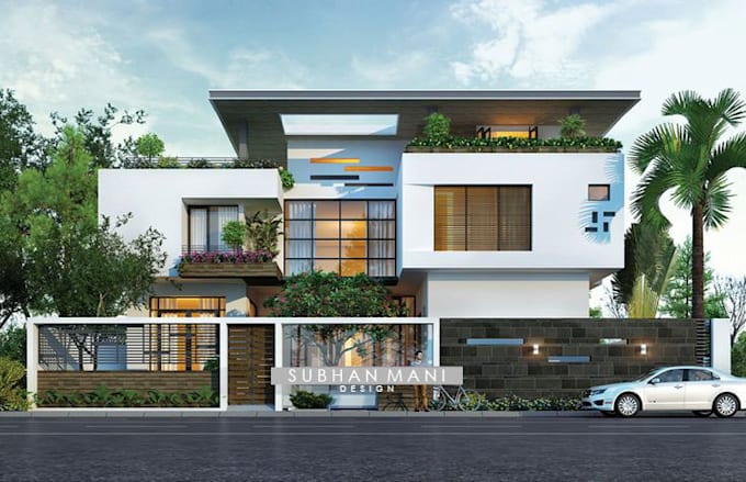 do realistic exterior interior rendering and 3d modeling