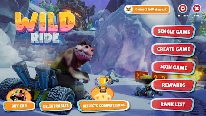 create stunning game graphics and UI UX design
