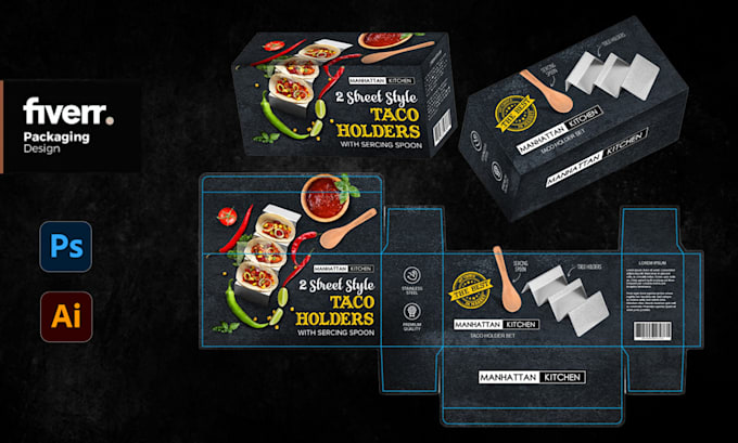 design premium and minimalist packaging for your brand