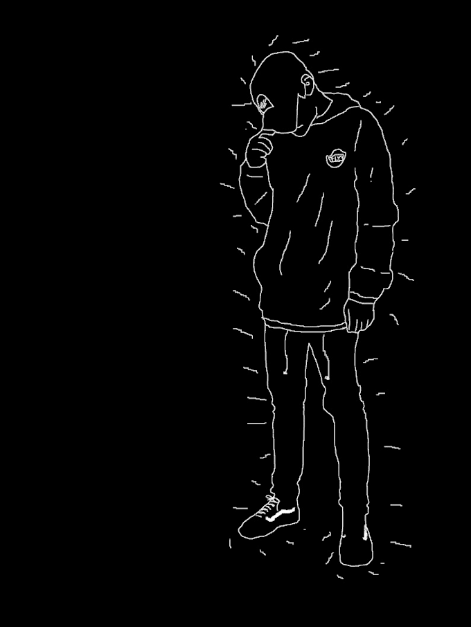 Draw Any Picture Of You In A Simple Black And White Design By Teejinator147