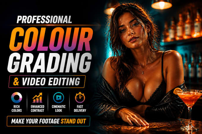 colour grade and edit your video professionally