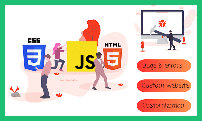 do custom website development using javascript react next js