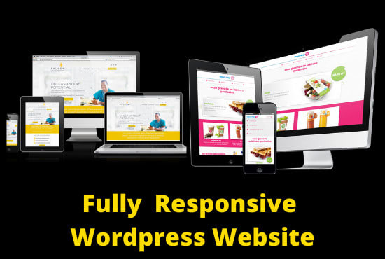 design responsive and SEO friendly  wordpress website
