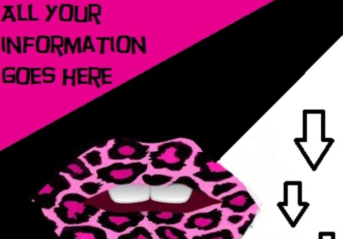 design a flyer for anything you like