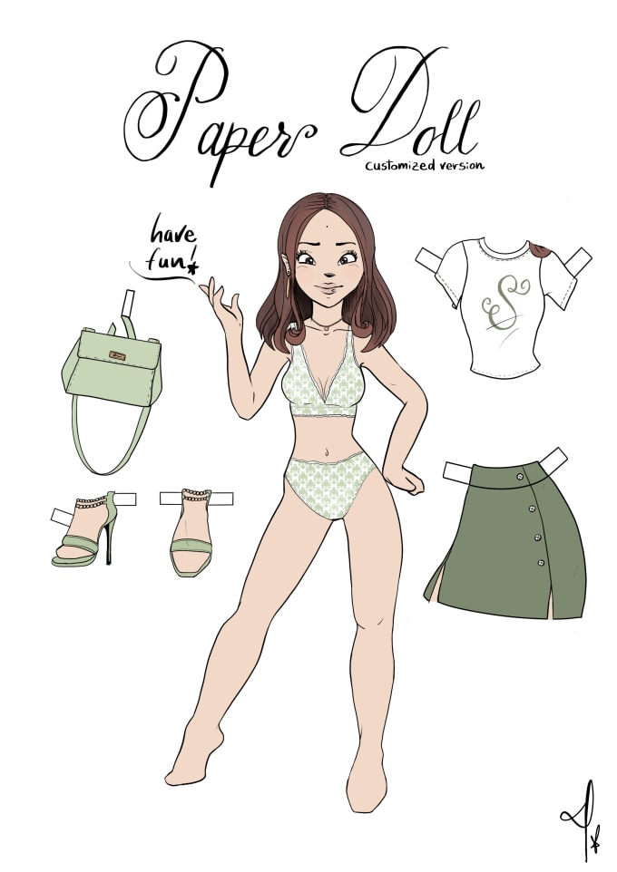 Do a paper doll by Ambra_saccani