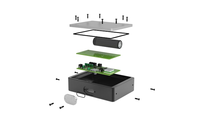 do pcb case, enclosure design for 3d printing, or cnc