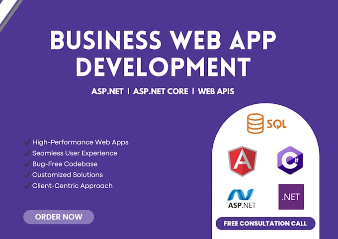 develop custom asp dot net core web applications and apis