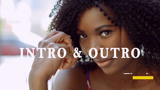 create youtube intro video trailer in 4k quality