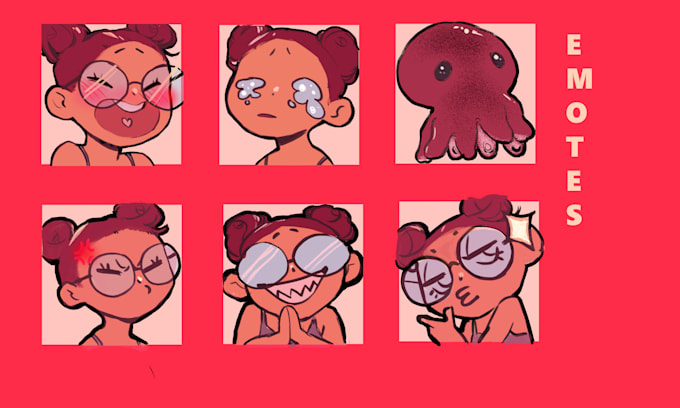 draw cute custom emotes