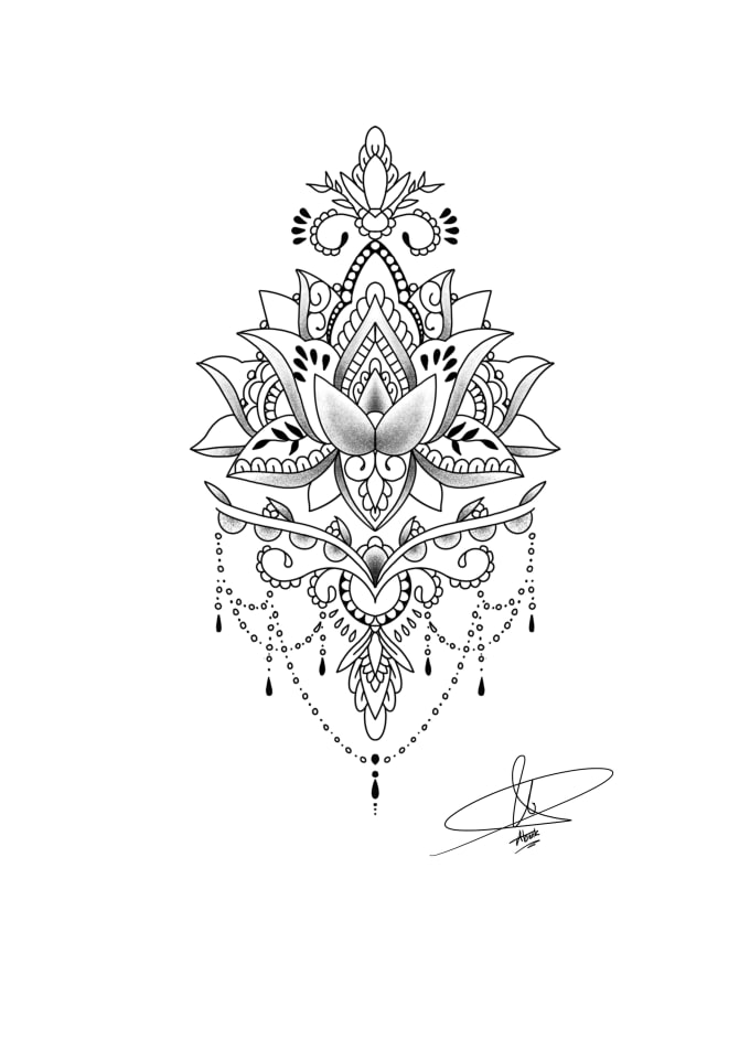 Design a custom fine line tattoo for you by Abenkxzibit | Fiverr