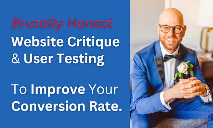 critique your website to improve your conversion rate