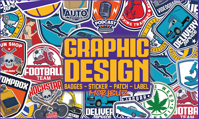 the custom badge design, patch, sticker, label, and hangtag
