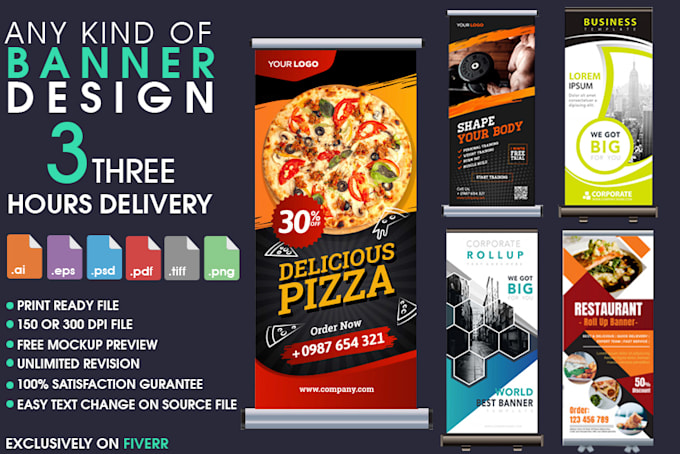 design your roller banners