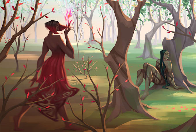 make a digital illustration