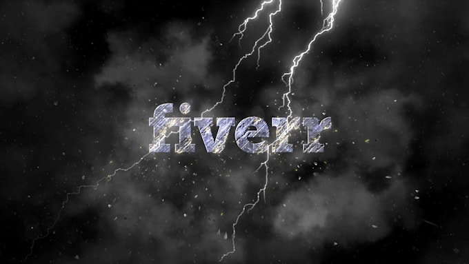 do the logo animation storm and lightning strike